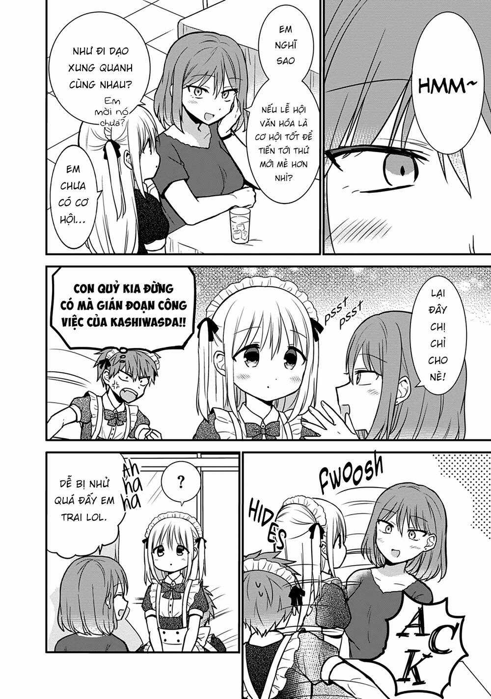 Kao Ni Denai Kashiwada-San To Kao Ni Deru Oota-Kun Chapter 43 trang 11