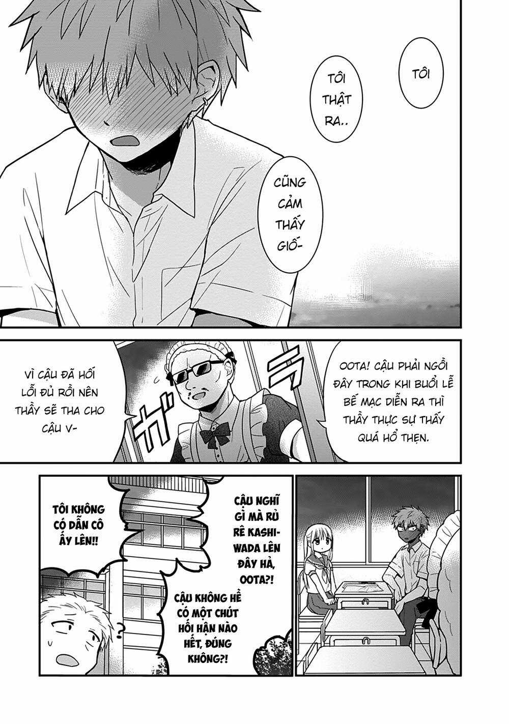 Kao Ni Denai Kashiwada-San To Kao Ni Deru Oota-Kun Chapter 45 trang 11