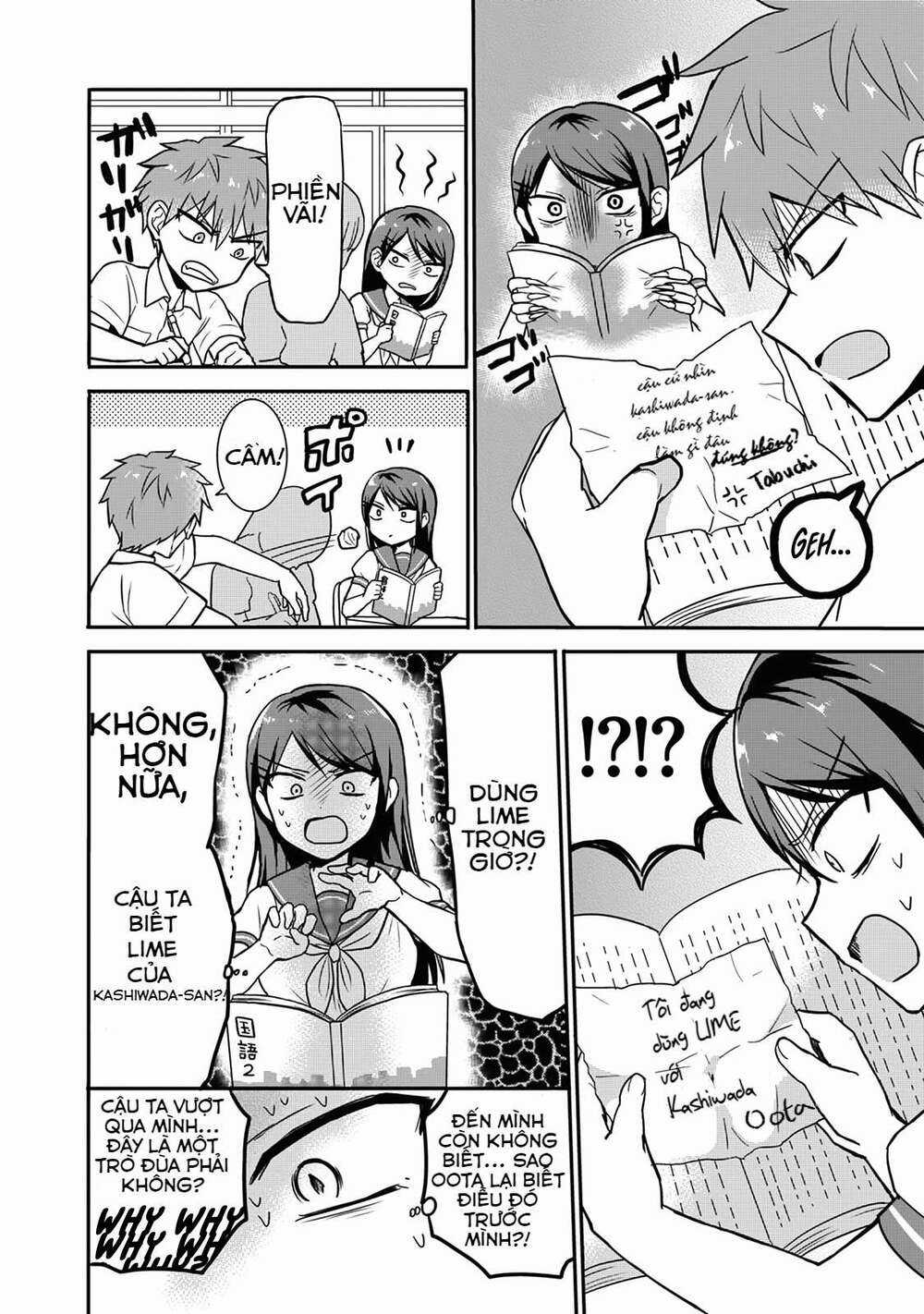 Kao Ni Denai Kashiwada-San To Kao Ni Deru Oota-Kun Chapter 7 trang 5