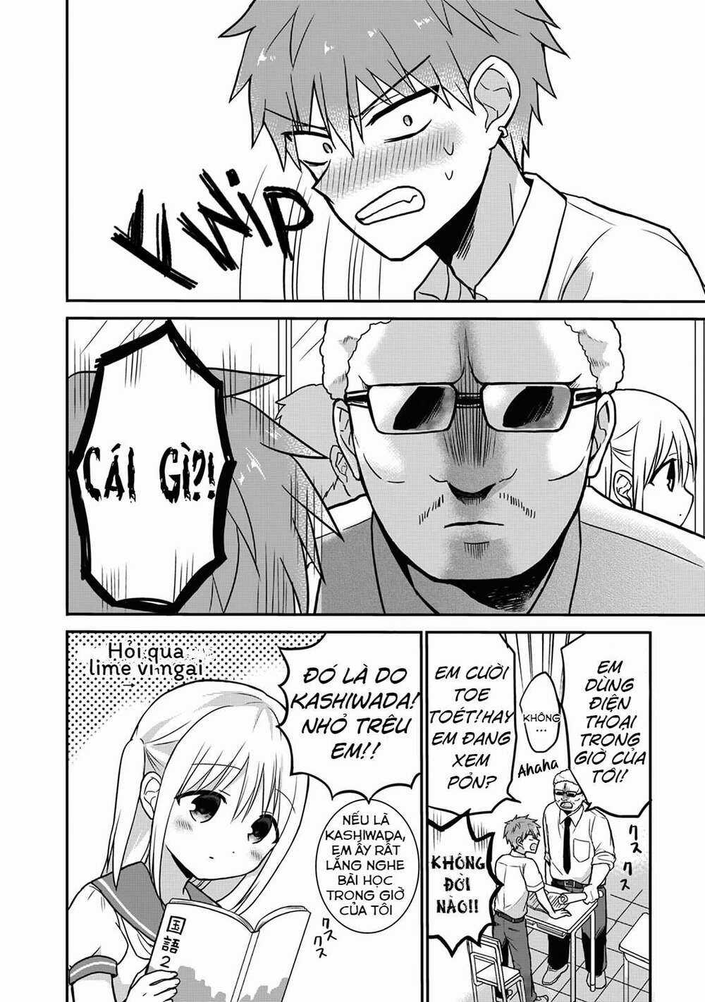 Kao Ni Denai Kashiwada-San To Kao Ni Deru Oota-Kun Chapter 7 trang 7