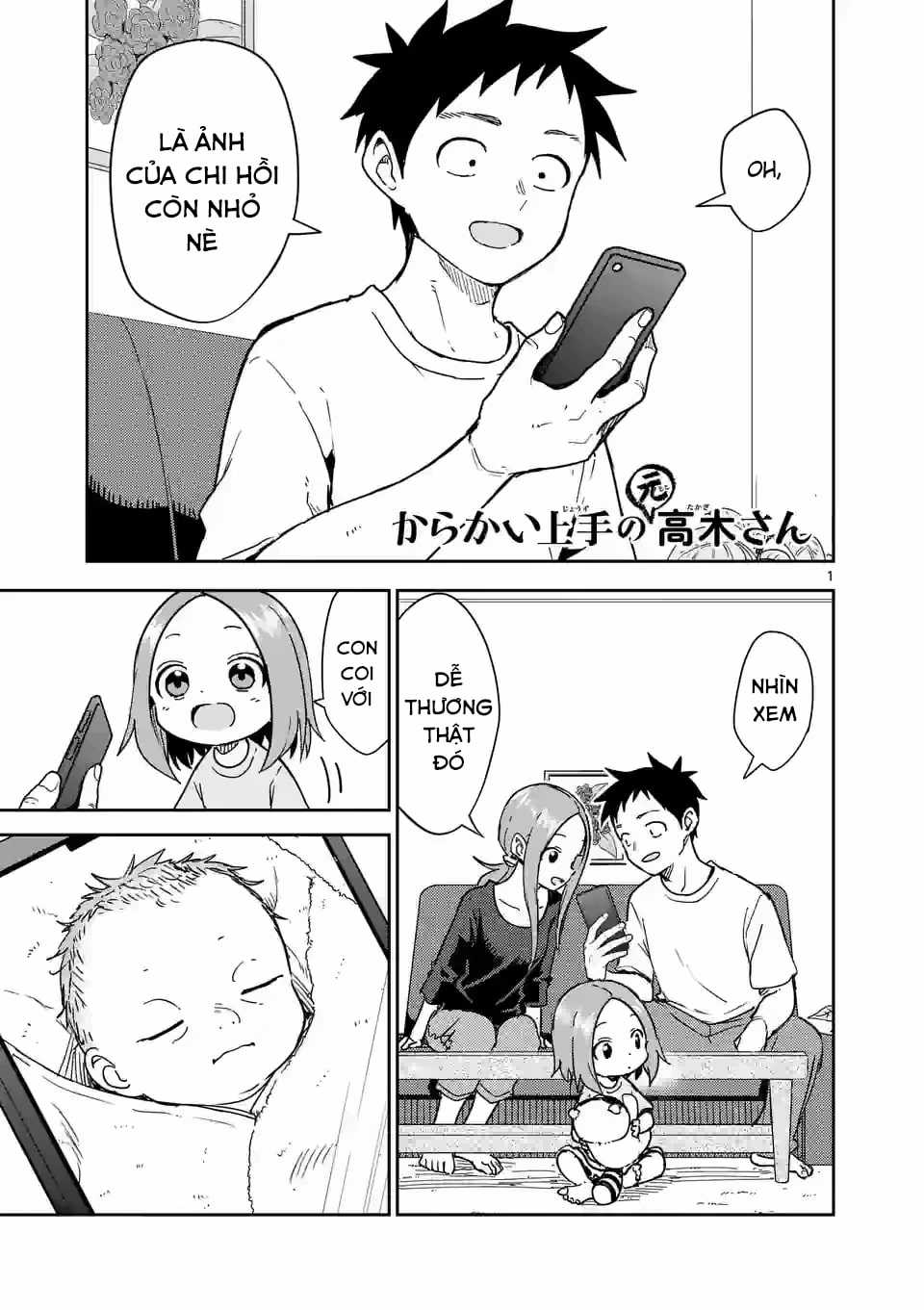 Karakai Jouzu no (Moto) Takagi-san Chapter 276 trang 1