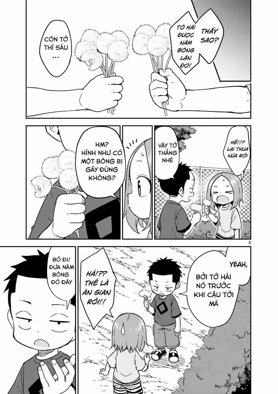 Karakai Jouzu no (Moto) Takagi-san Chapter 279 trang 5