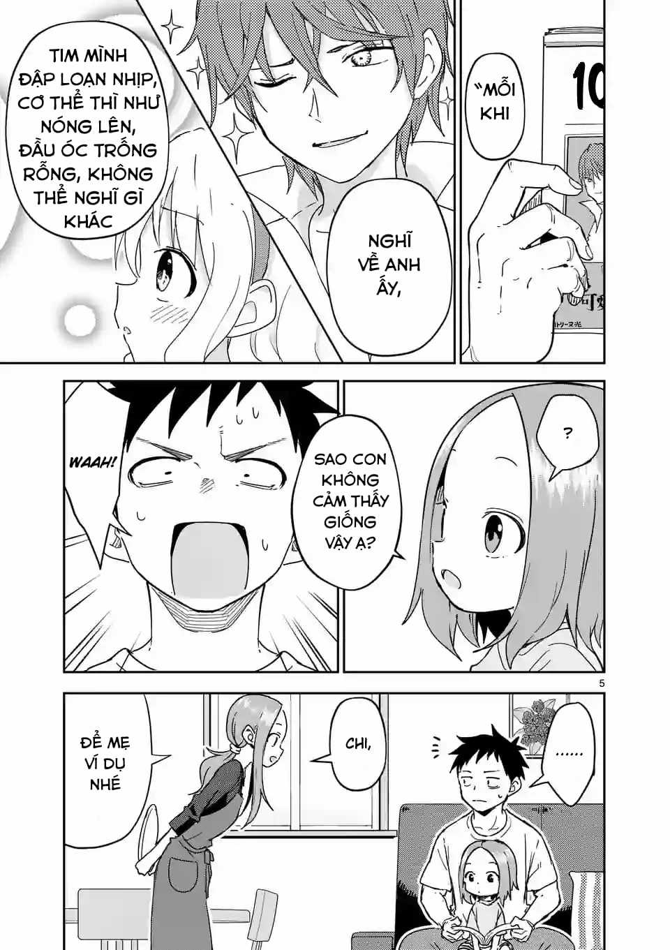 Karakai Jouzu no (Moto) Takagi-san Chapter 280 trang 5