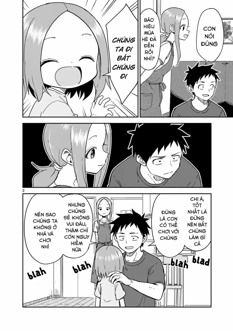 Karakai Jouzu no (Moto) Takagi-san Chapter 282 trang 2