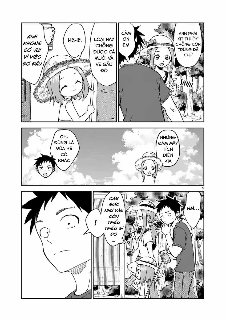 Karakai Jouzu no (Moto) Takagi-san Chapter 282 trang 5