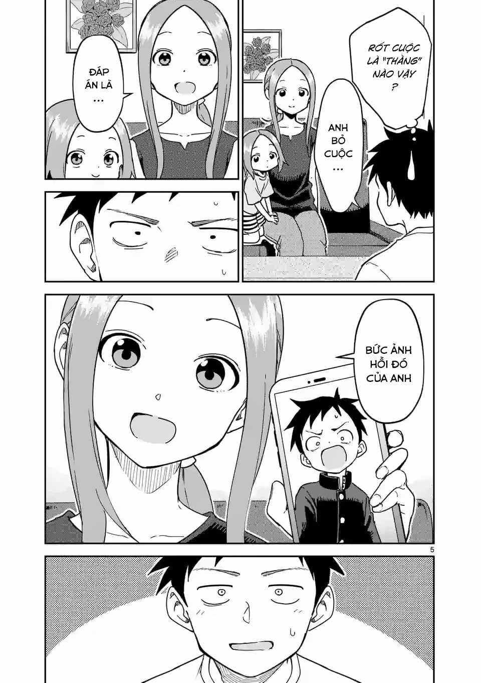 Karakai Jouzu no (Moto) Takagi-san Chapter 284 trang 5