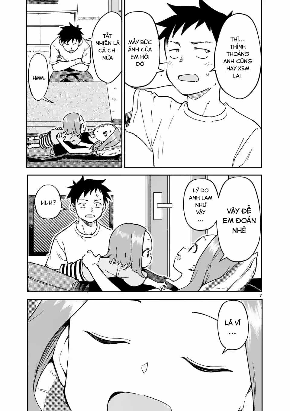 Karakai Jouzu no (Moto) Takagi-san Chapter 284 trang 7