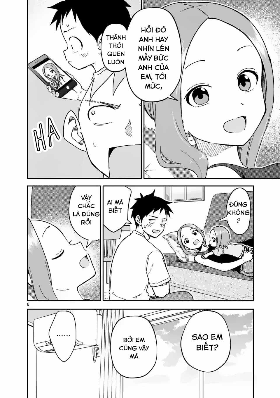 Karakai Jouzu no (Moto) Takagi-san Chapter 284 trang 8