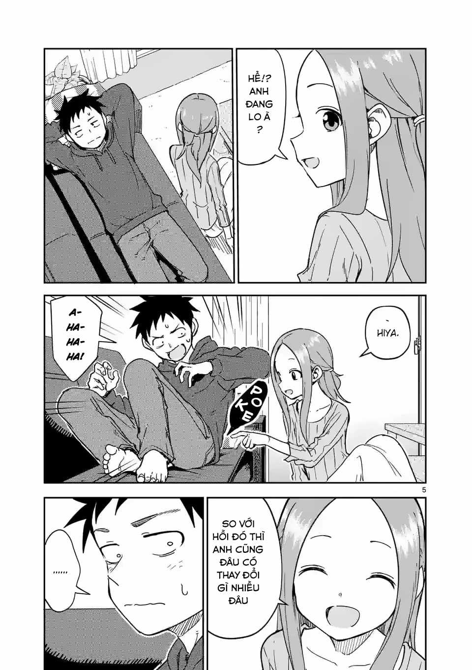 Karakai Jouzu no (Moto) Takagi-san Chapter 285 trang 5