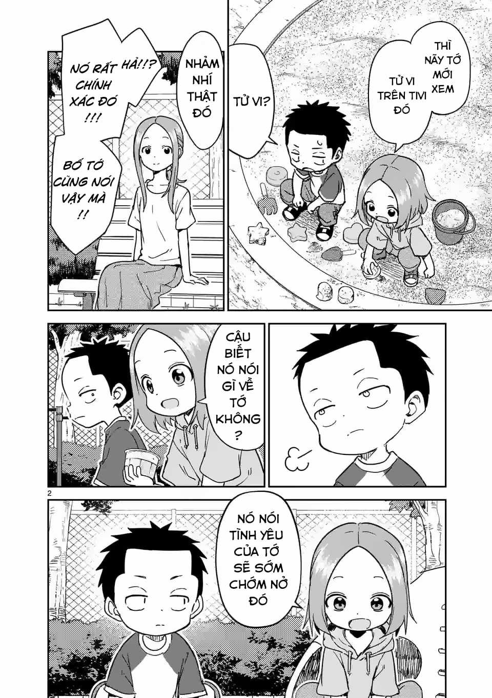 Karakai Jouzu no (Moto) Takagi-san Chapter 286 trang 2