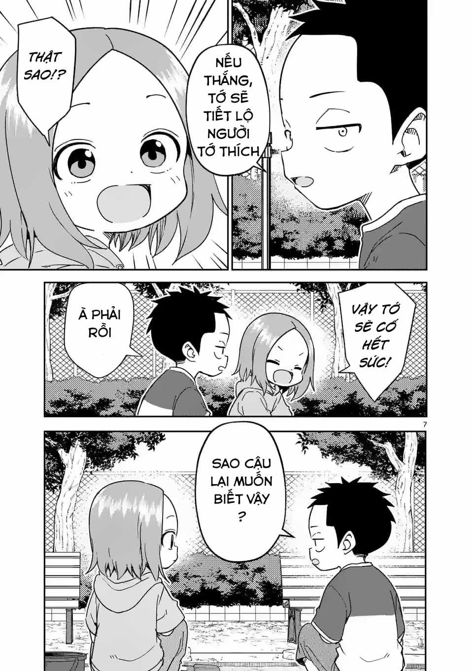 Karakai Jouzu no (Moto) Takagi-san Chapter 286 trang 7