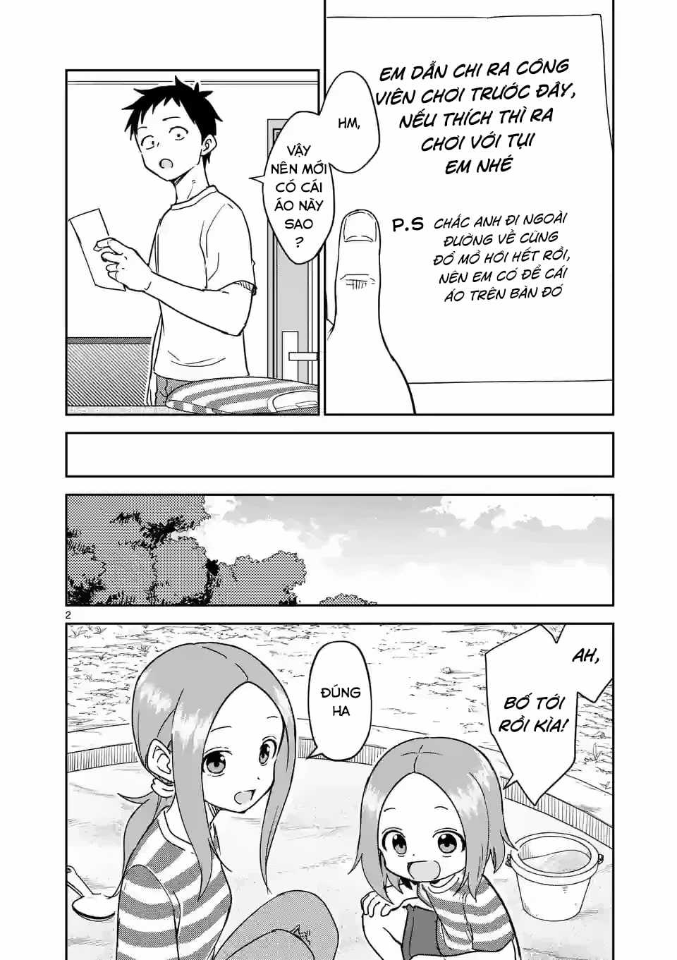 Karakai Jouzu no (Moto) Takagi-san Chapter 289 trang 2