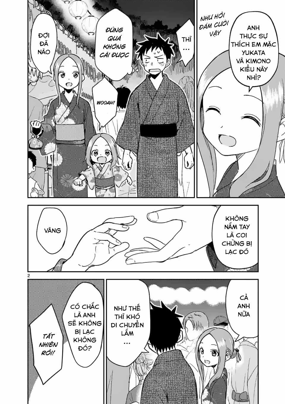 Karakai Jouzu no (Moto) Takagi-san Chapter 295 trang 2