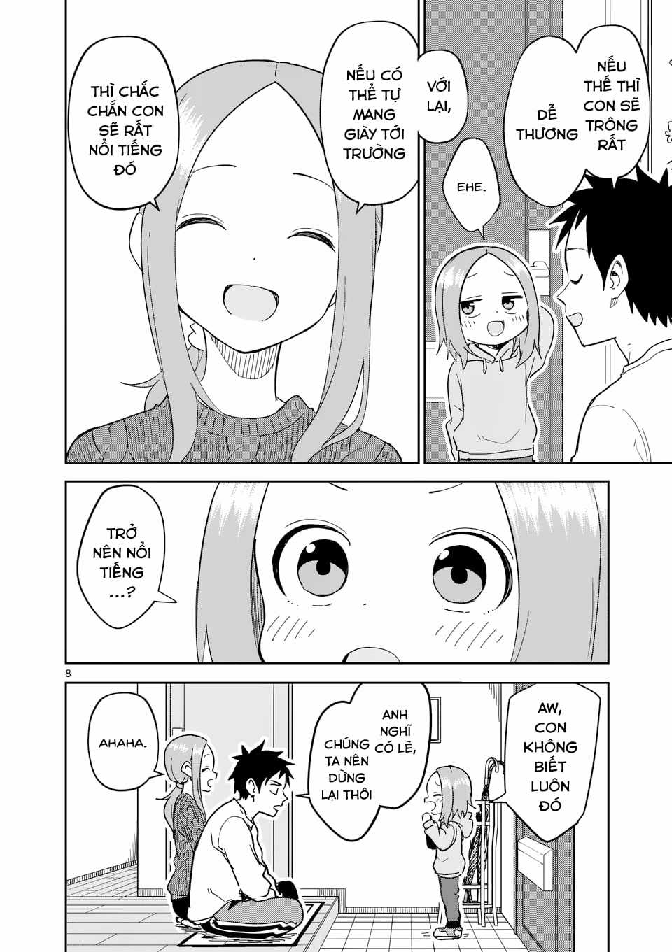 Karakai Jouzu no (Moto) Takagi-san Chapter 304 trang 8
