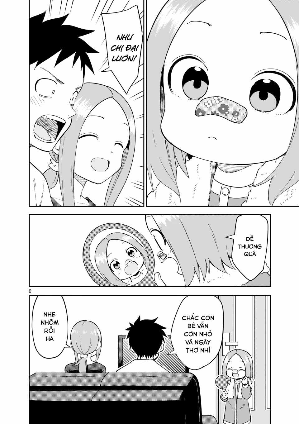 Karakai Jouzu no (Moto) Takagi-san Chapter 306 trang 8
