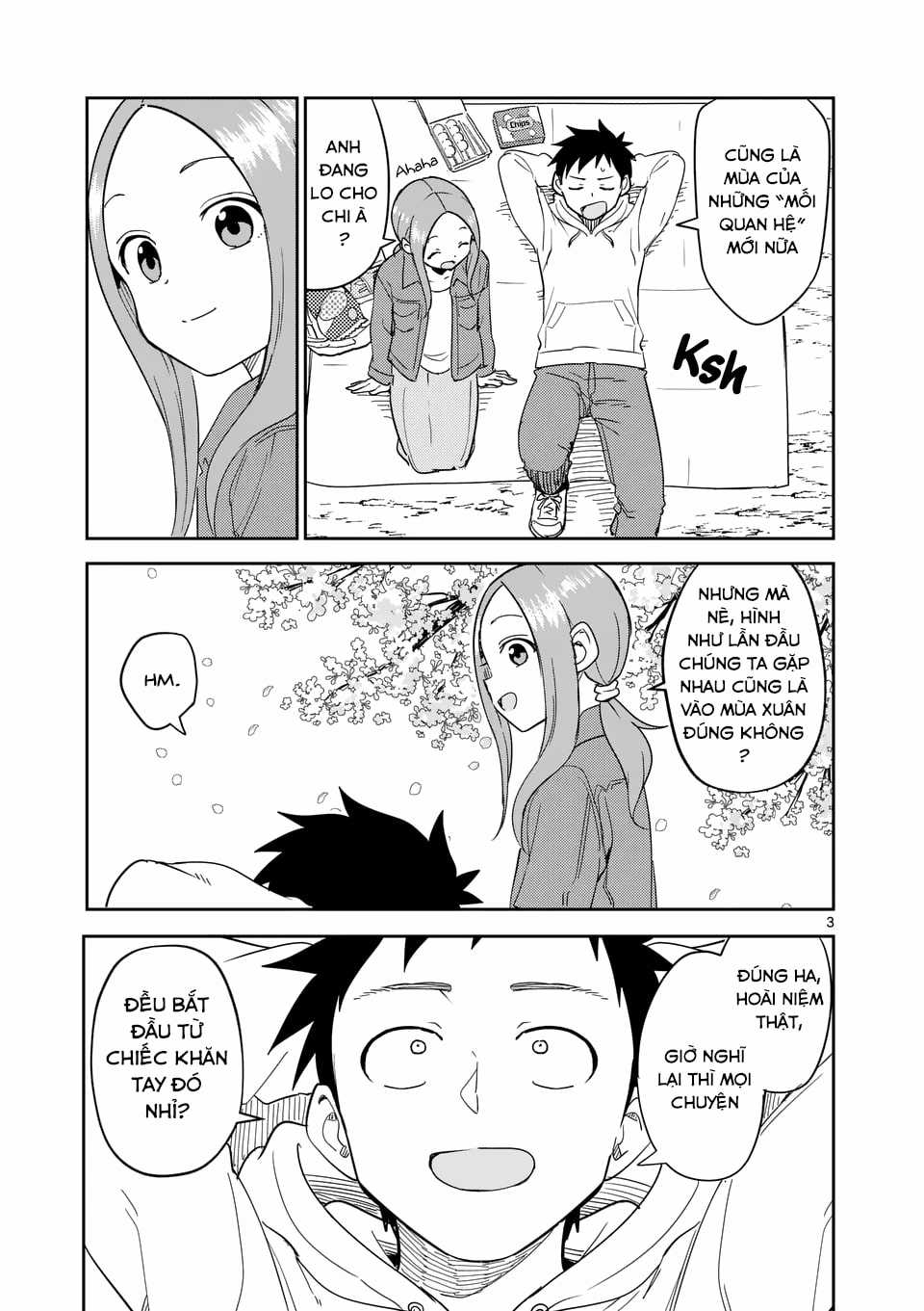 Karakai Jouzu no (Moto) Takagi-san Chapter 309 trang 3