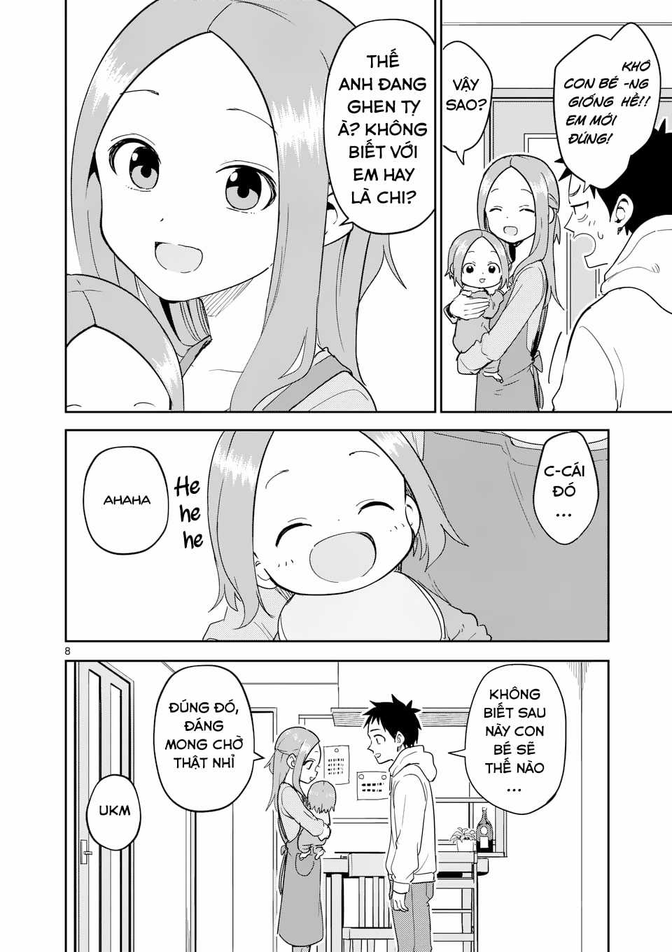 Karakai Jouzu no (Moto) Takagi-san Chapter 310 trang 8