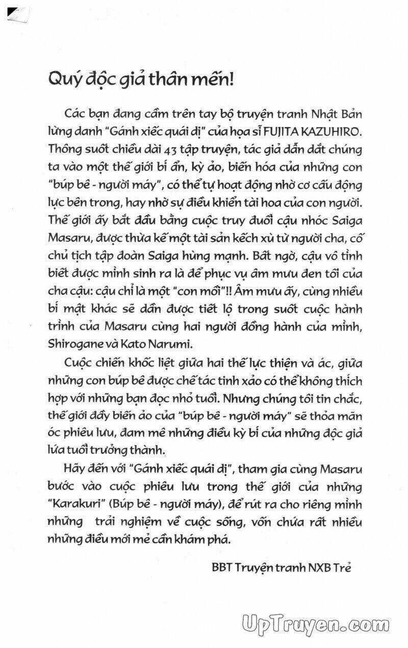 Karakuri Circus - Gánh Xiếc Quái Dị Chapter 19 trang 2