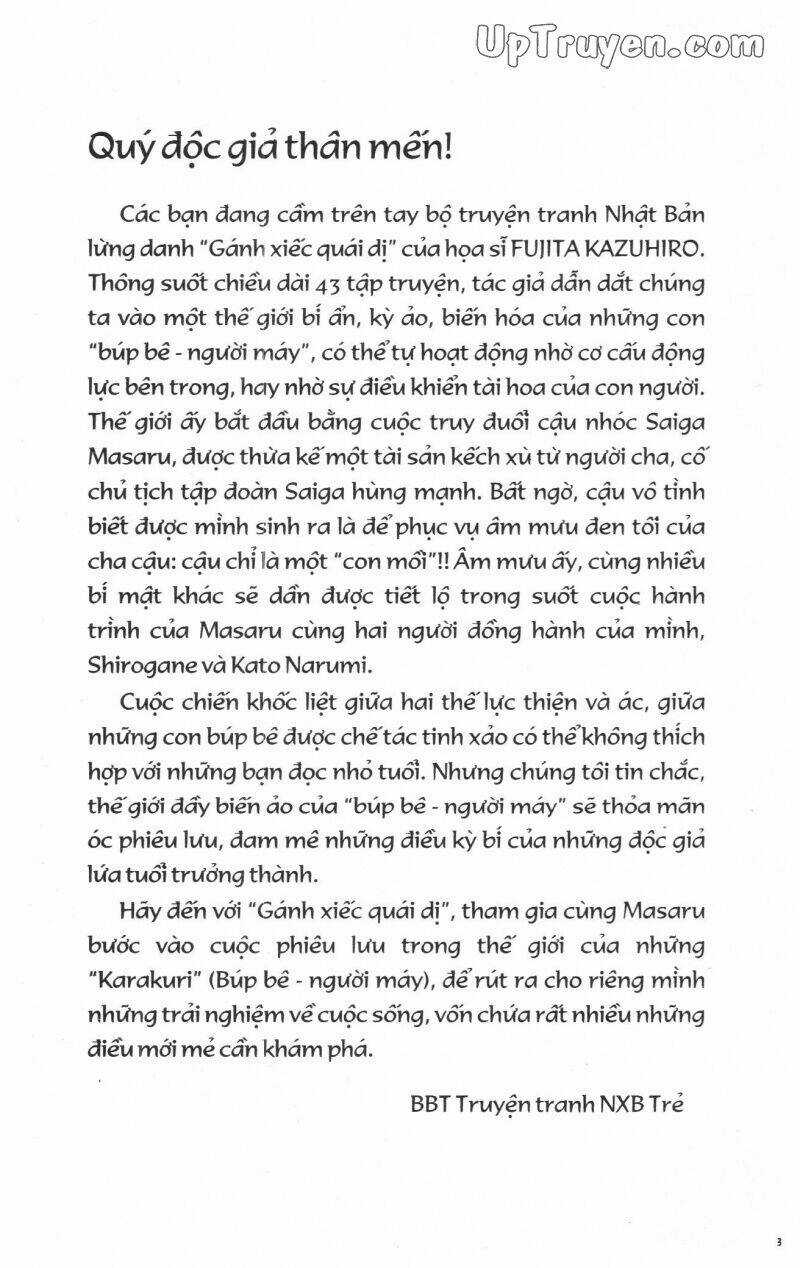 Karakuri Circus - Gánh Xiếc Quái Dị Chapter 25 trang 3