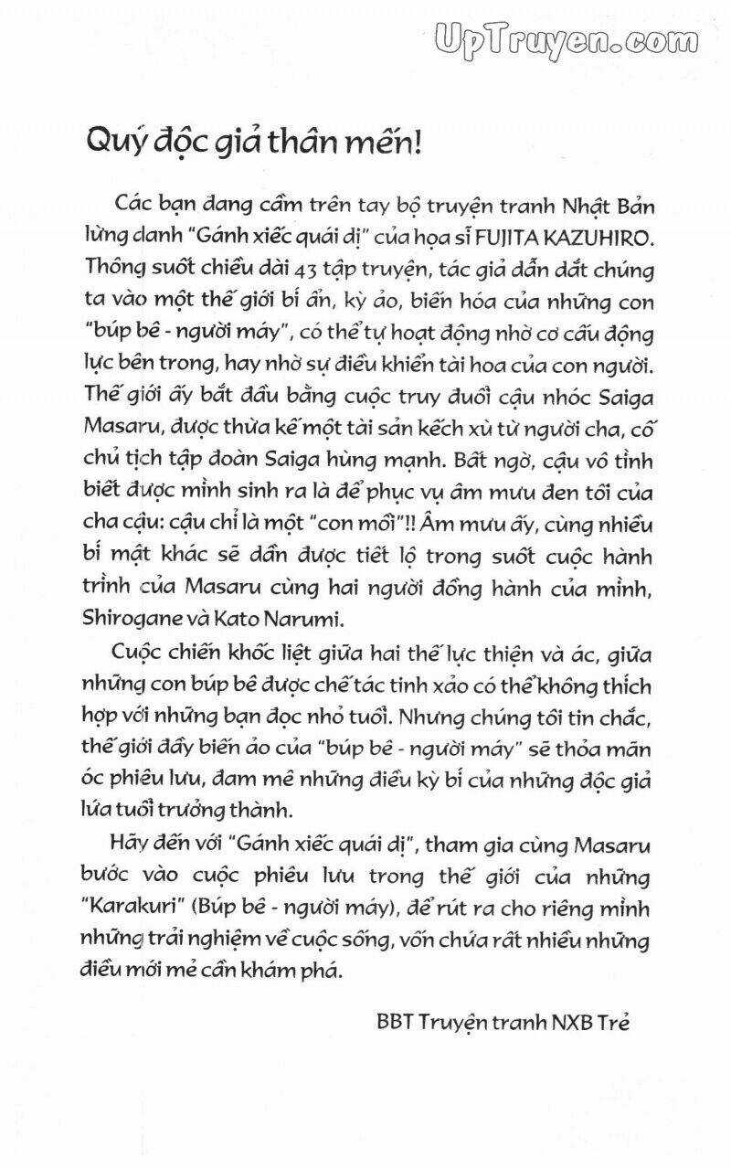 Karakuri Circus - Gánh Xiếc Quái Dị Chapter 32 trang 4