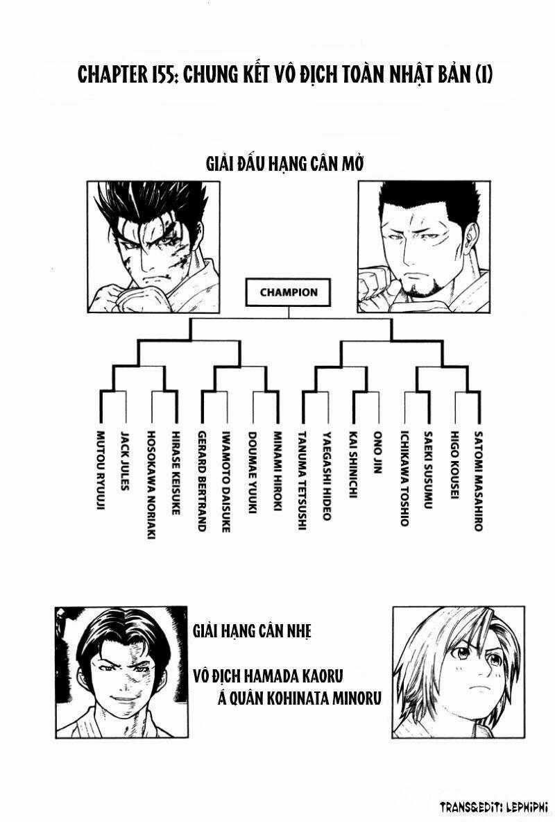 Karate Shoukoushi Kohinata Minoru Chapter 155 trang 0