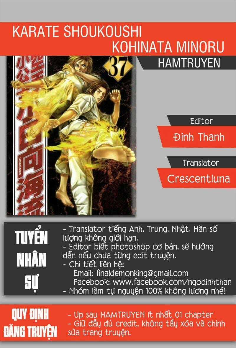 Karate Shoukoushi Kohinata Minoru Chapter 245 trang 0