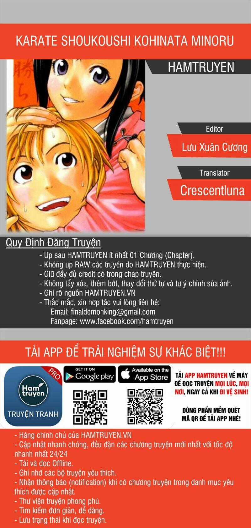 Karate Shoukoushi Kohinata Minoru Chapter 253 trang 0