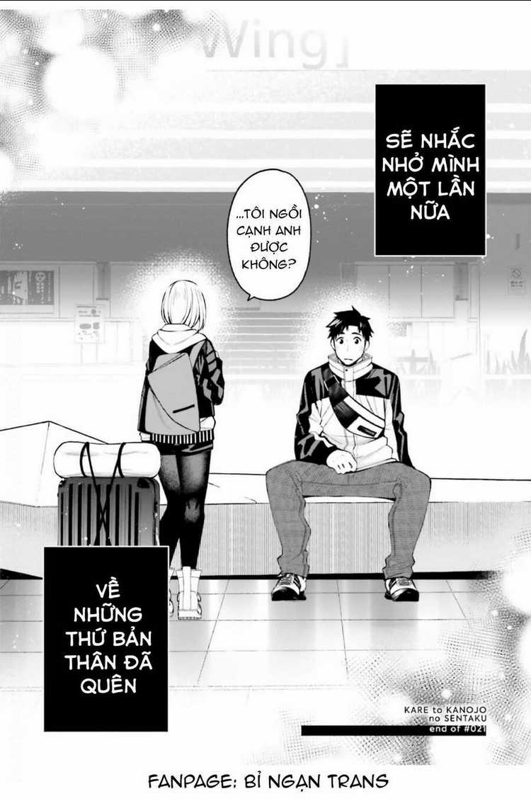 Kare to Kanojo no Sentaku Chapter 21 trang 58