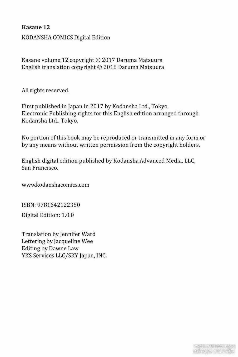 Kasane Chapter 107 trang 25