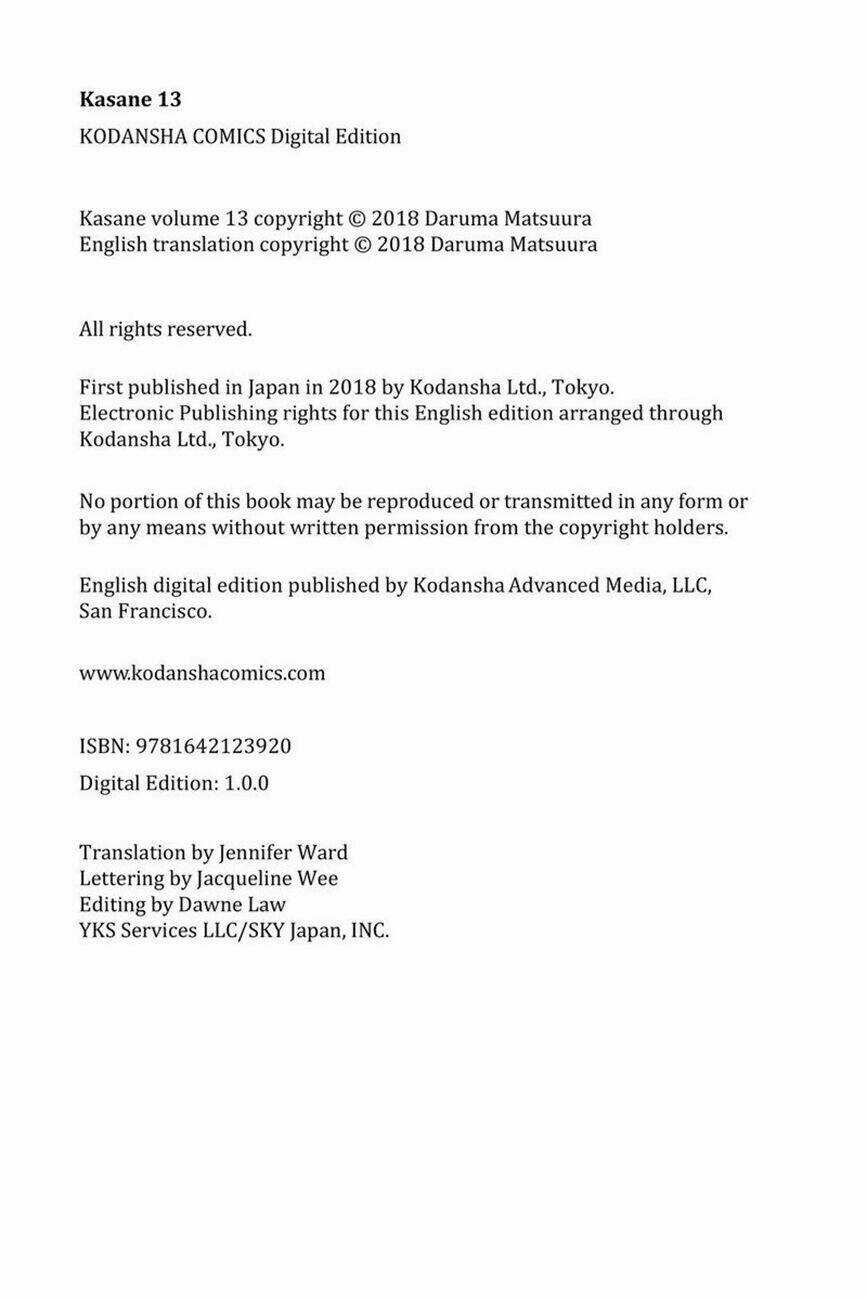 Kasane Chapter 116 trang 20