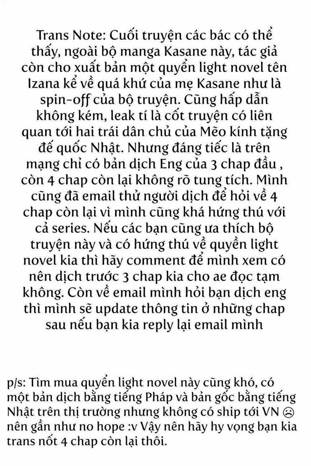 Kasane Chapter 44 trang 28