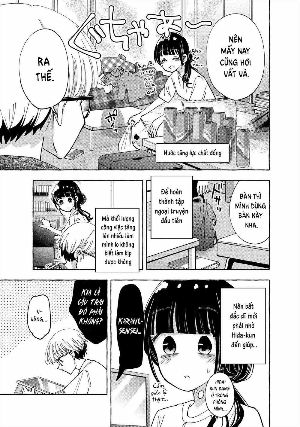 Kazane Sensei Không Hiểu Được Hida Kun Chapter 4 trang 3
