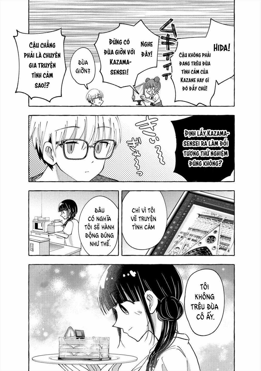 Kazane Sensei Không Hiểu Được Hida Kun Chapter 4 trang 9