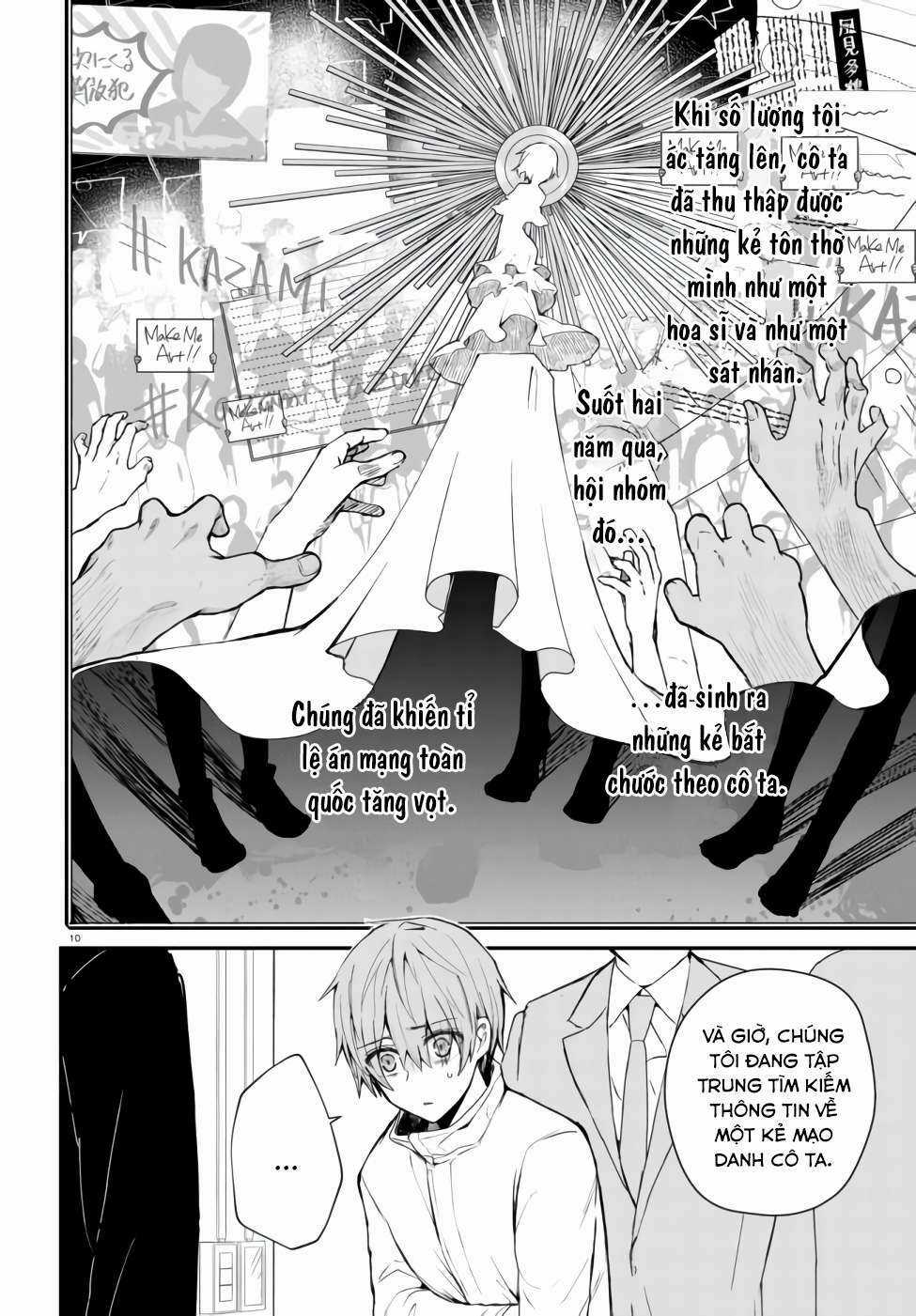 Kẻ Hoạ Sát: Tử Tù Kazami Tazuru Chapter 1 trang 12