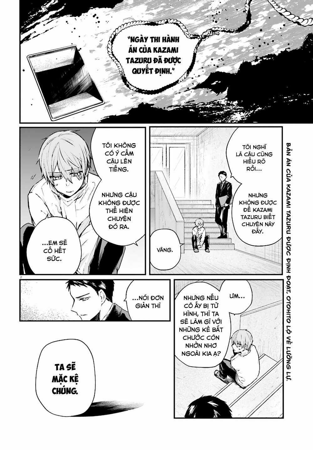 Kẻ Hoạ Sát: Tử Tù Kazami Tazuru Chapter 10 trang 2