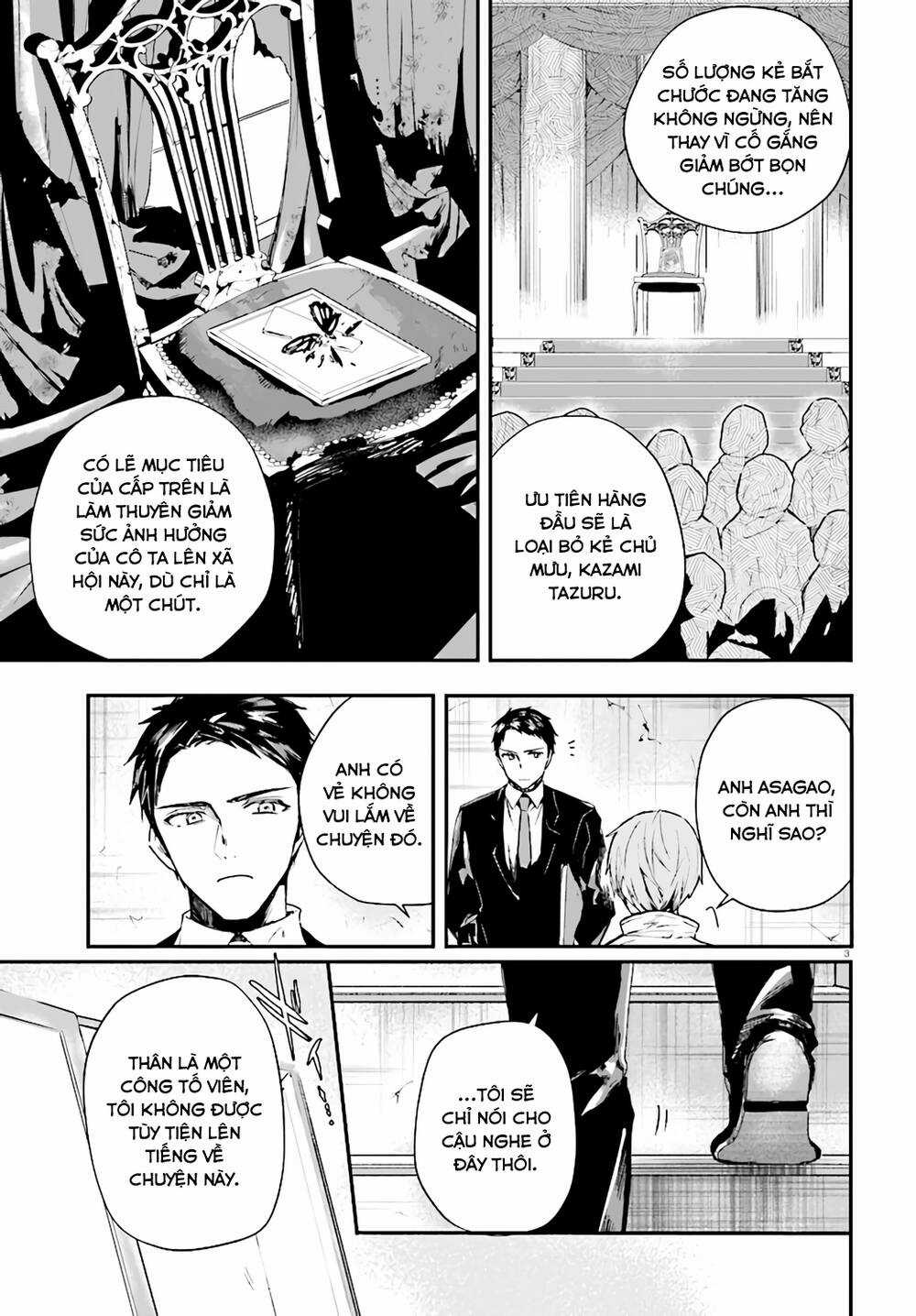 Kẻ Hoạ Sát: Tử Tù Kazami Tazuru Chapter 10 trang 3