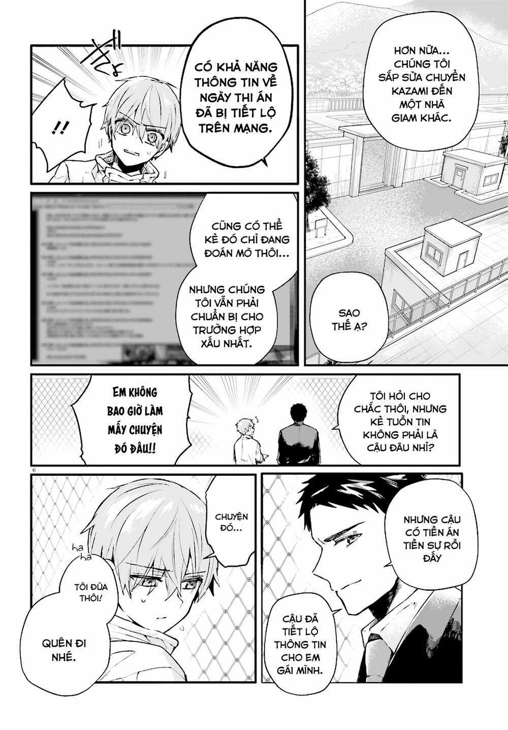 Kẻ Hoạ Sát: Tử Tù Kazami Tazuru Chapter 10 trang 6