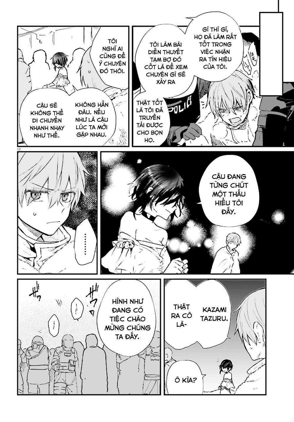 Kẻ Hoạ Sát: Tử Tù Kazami Tazuru Chapter 12 trang 12