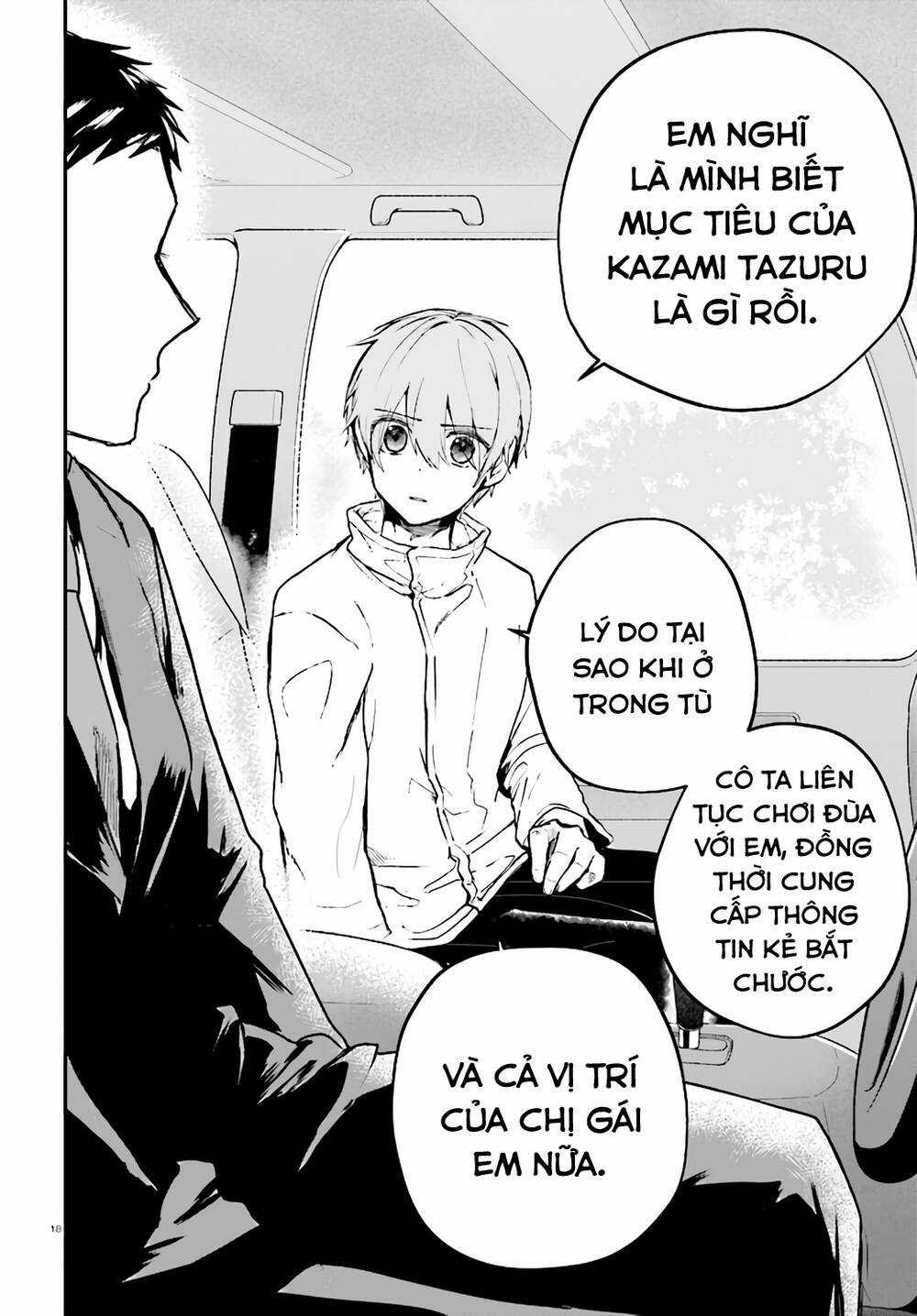 Kẻ Hoạ Sát: Tử Tù Kazami Tazuru Chapter 12 trang 18