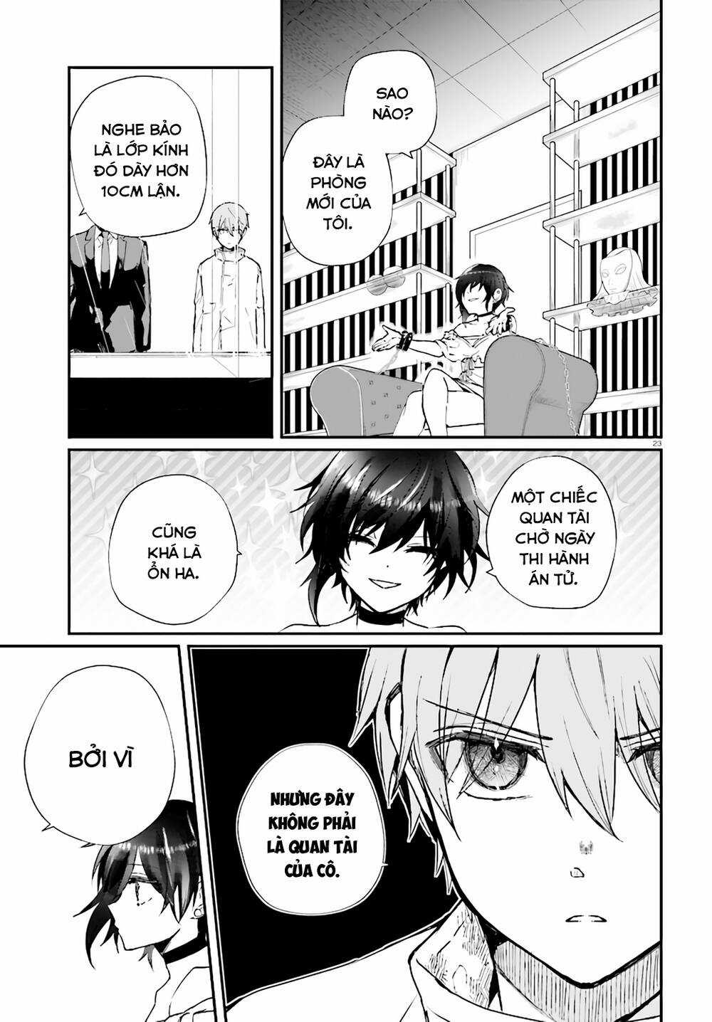 Kẻ Hoạ Sát: Tử Tù Kazami Tazuru Chapter 12 trang 23