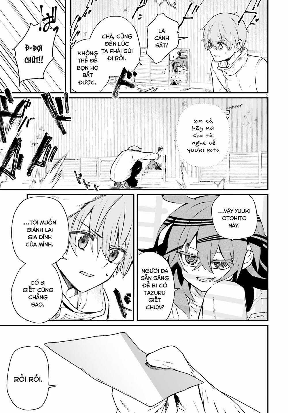 Kẻ Hoạ Sát: Tử Tù Kazami Tazuru Chapter 12 trang 3