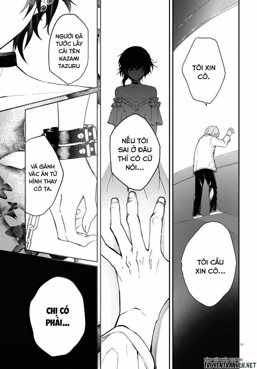 Kẻ Hoạ Sát: Tử Tù Kazami Tazuru Chapter 13 trang 15