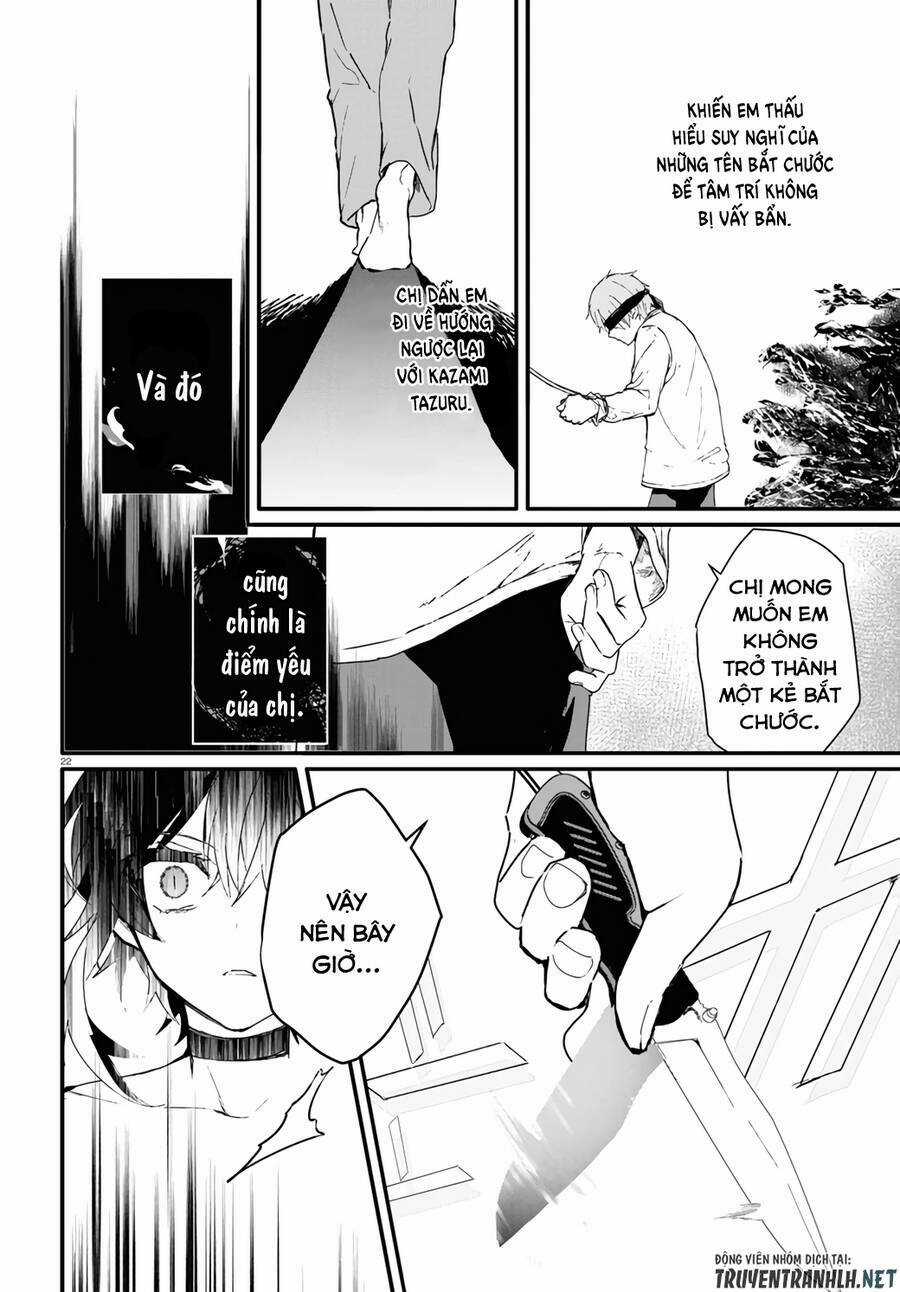 Kẻ Hoạ Sát: Tử Tù Kazami Tazuru Chapter 13 trang 22