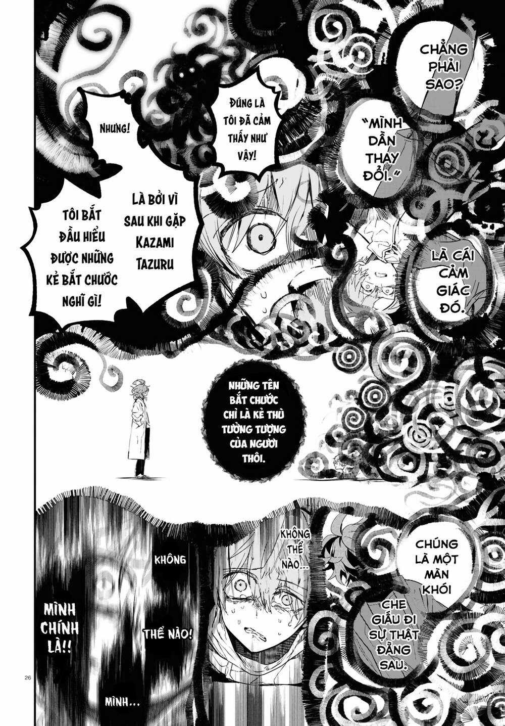 Kẻ Hoạ Sát: Tử Tù Kazami Tazuru Chapter 14 trang 25