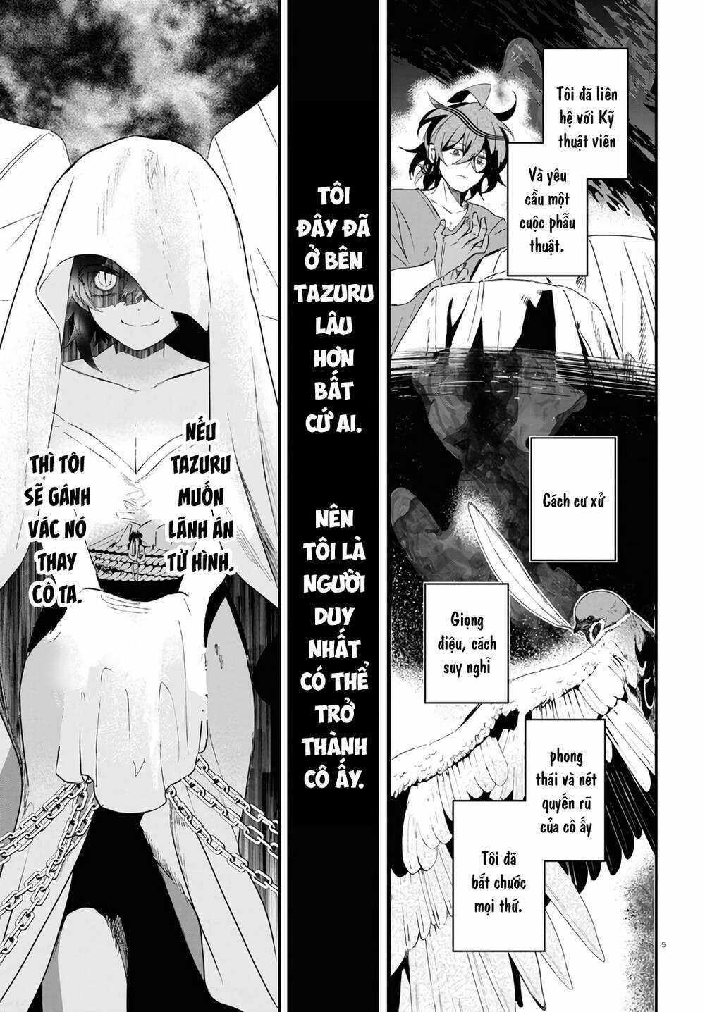 Kẻ Hoạ Sát: Tử Tù Kazami Tazuru Chapter 14 trang 5