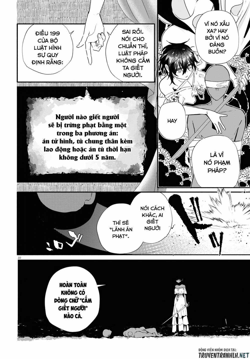 Kẻ Hoạ Sát: Tử Tù Kazami Tazuru Chapter 16 trang 22