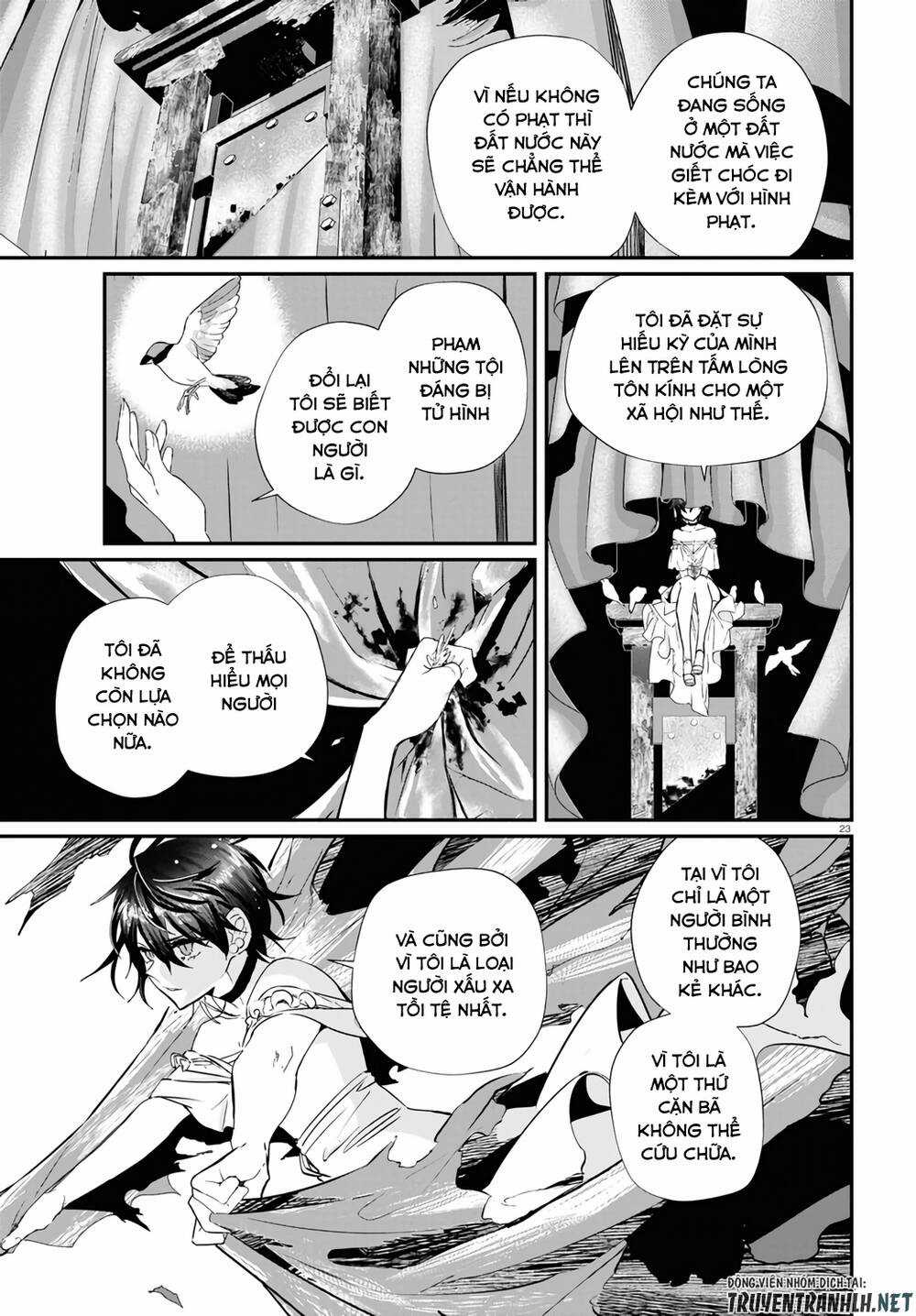 Kẻ Hoạ Sát: Tử Tù Kazami Tazuru Chapter 16 trang 23