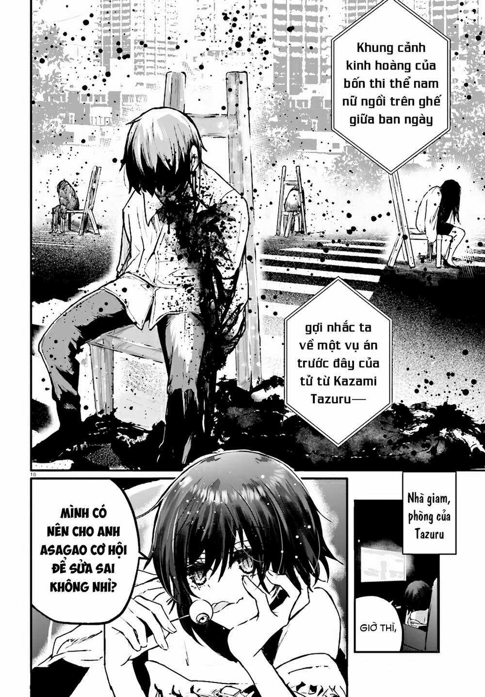 Kẻ Hoạ Sát: Tử Tù Kazami Tazuru Chapter 5 trang 20