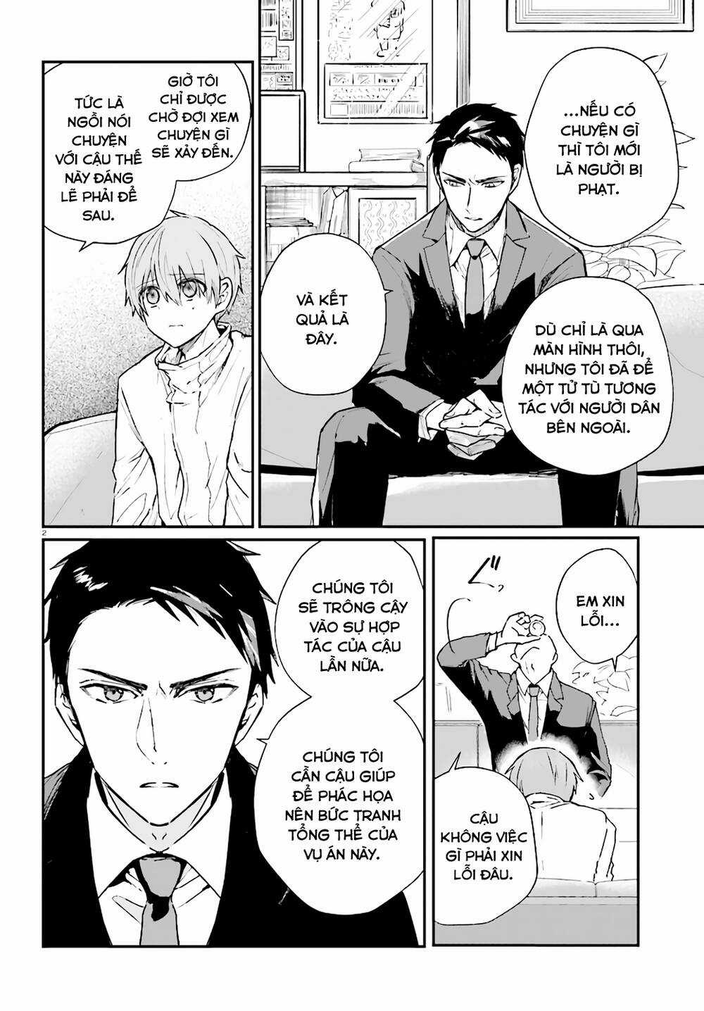 Kẻ Hoạ Sát: Tử Tù Kazami Tazuru Chapter 5 trang 4