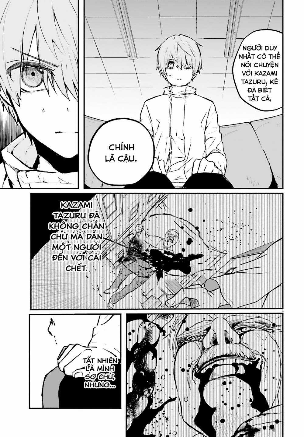 Kẻ Hoạ Sát: Tử Tù Kazami Tazuru Chapter 5 trang 5